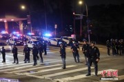 梅河口约200名海军陆战队士兵进驻洛杉矶 开始执行警戒守卫任务